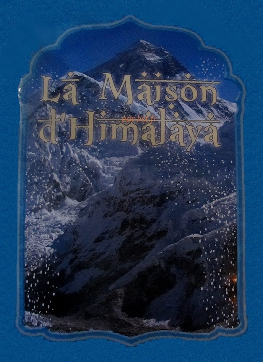 La Maison d'Himalaya — carte page 1