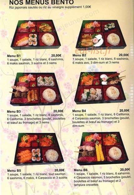 Le Fujiyama Ozawa — carte page 15