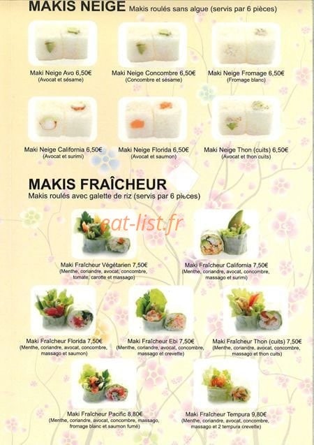 Le Fujiyama Ozawa — carte page 4