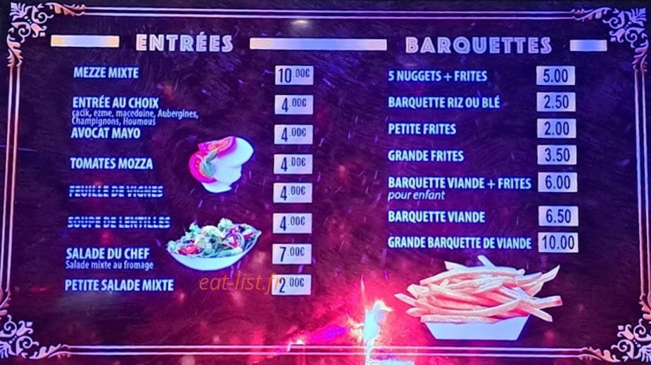 Ottman grill — carte page 2