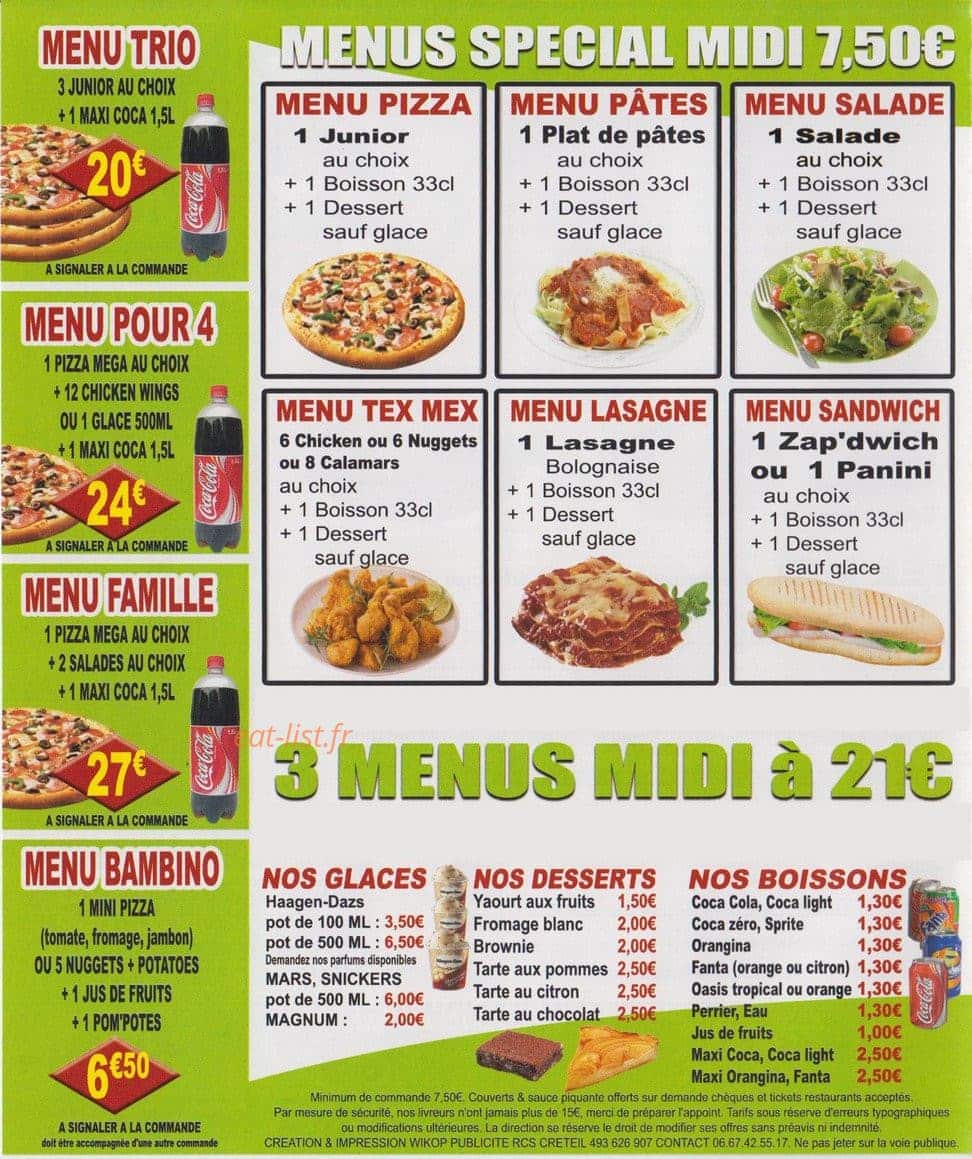 Pizza Servizio — carte page 4