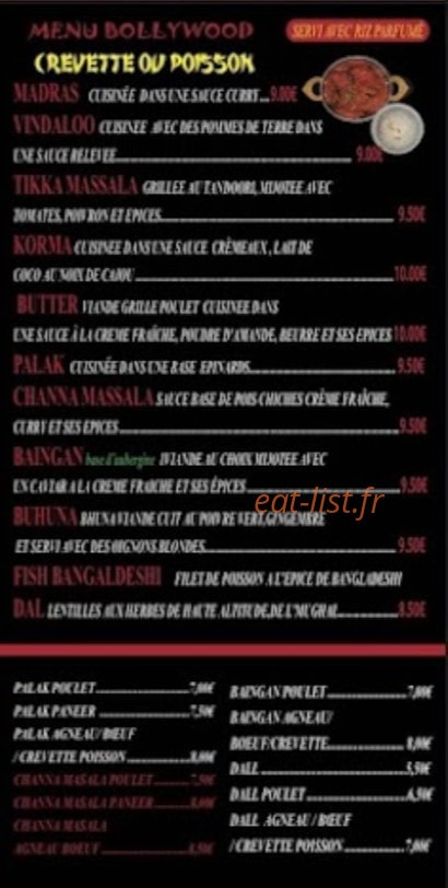 Spicyindian — carte page 6