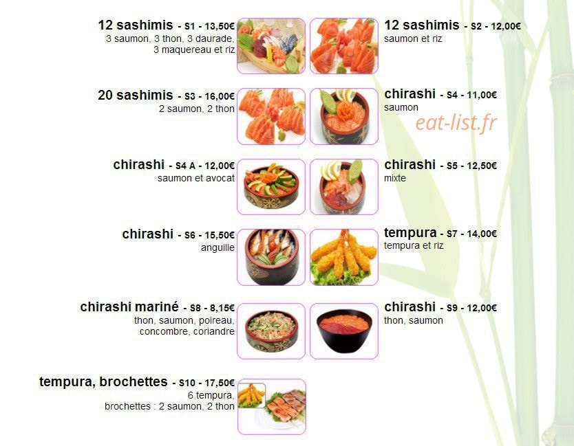 Sukiyaki Shop — carte page 4