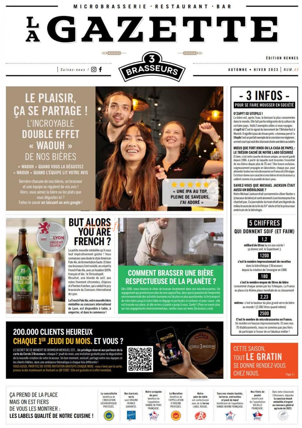 3 Brasseurs — carte page 1