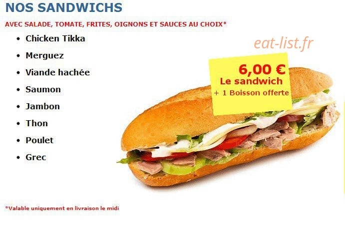 Andiamo pizza — carte page 4