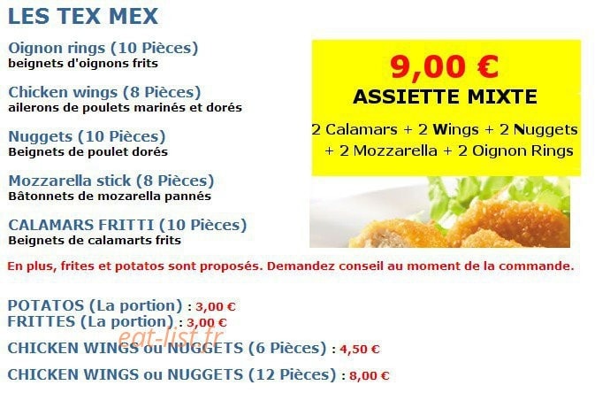 Andiamo pizza — carte page 6