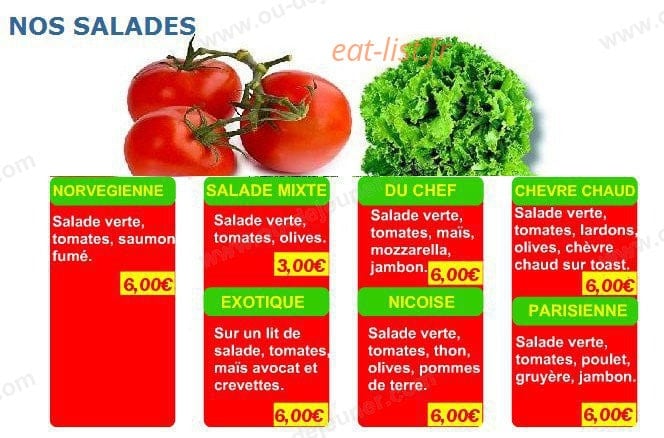 Andiamo pizza — carte page 10