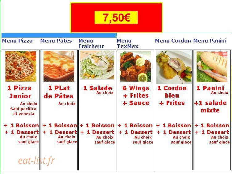Andiamo pizza — carte page 3