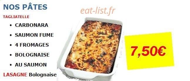 Andiamo pizza — carte page 9