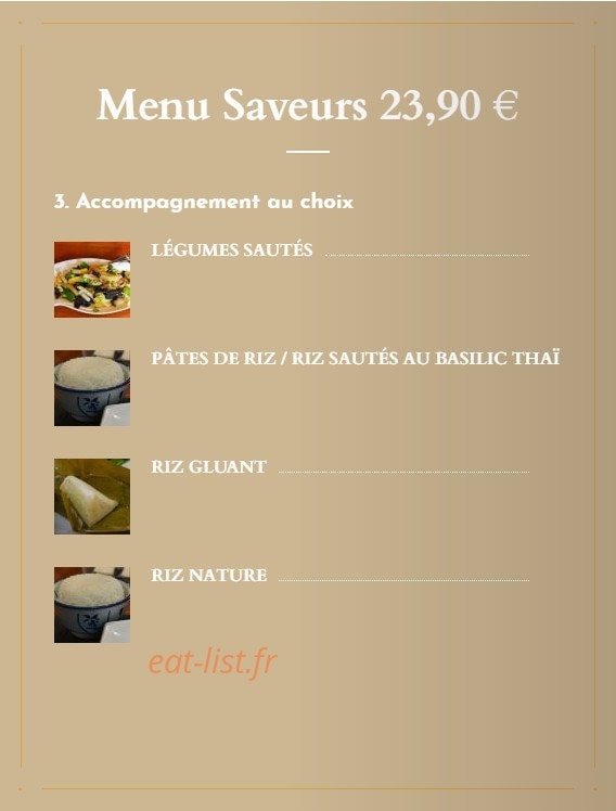 Basilic Thaï — carte page 10