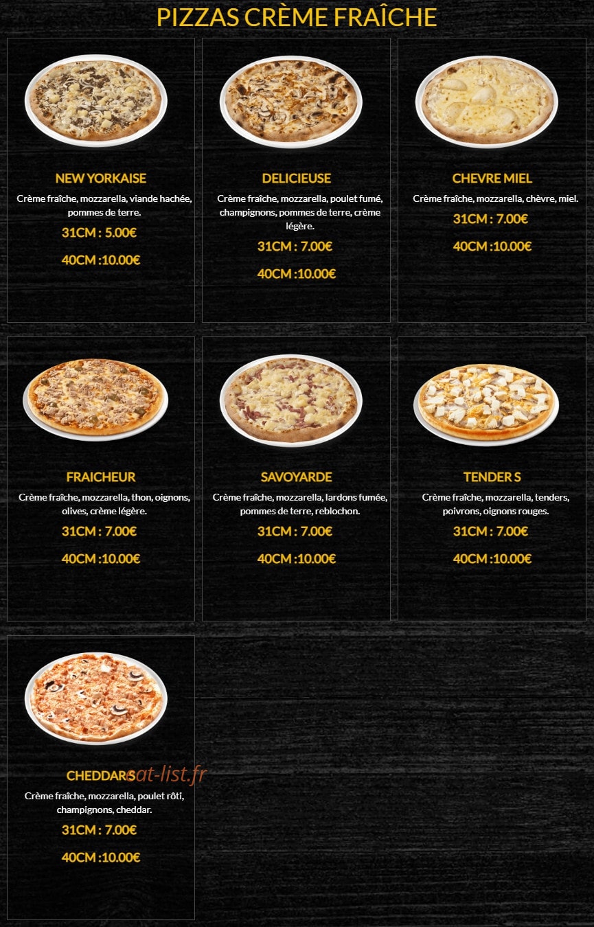 Food's Factory — carte page 2
