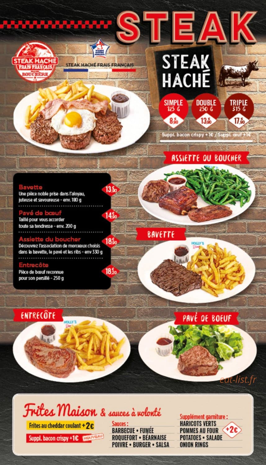 Holly's Diner — carte page 11
