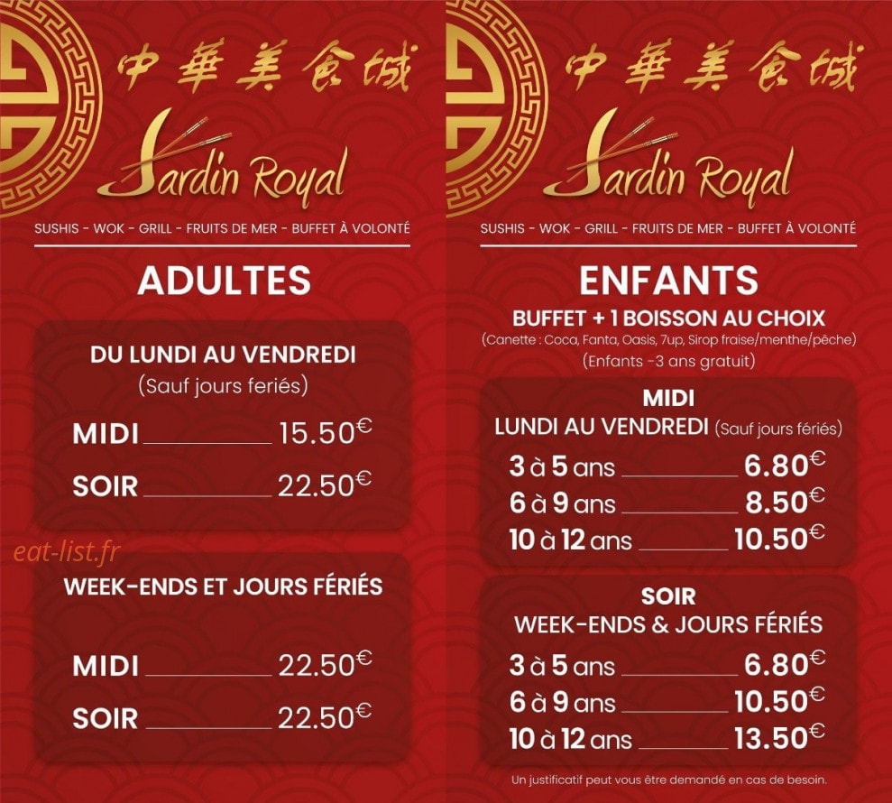 Jardin Royal — carte page 1