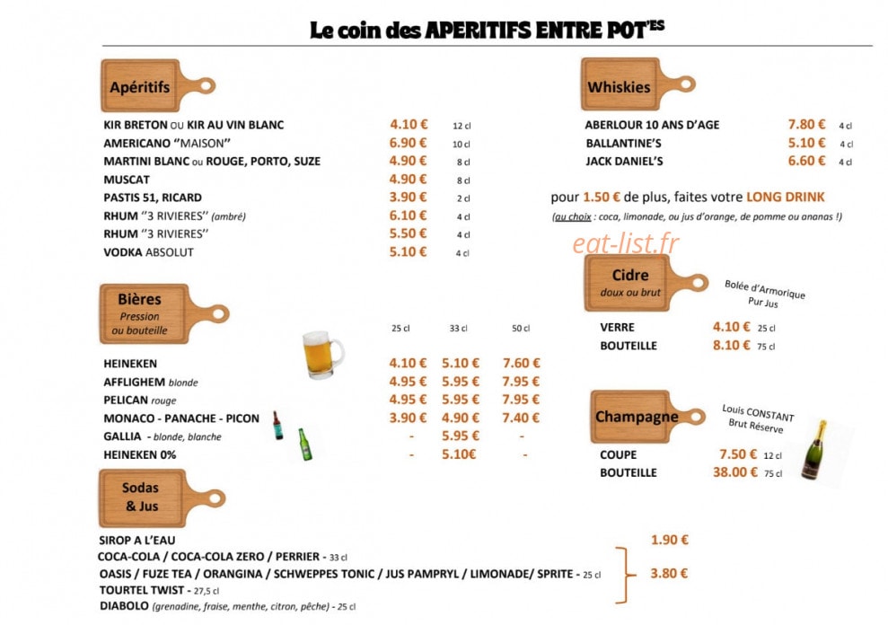 L'entre Pot'es — carte page 9