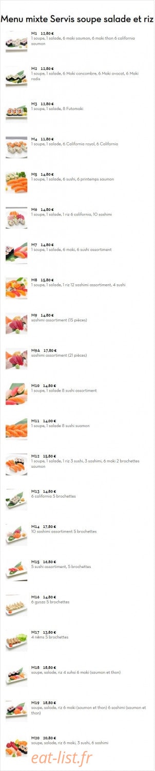 Hoki Fa Sushi — carte page 14
