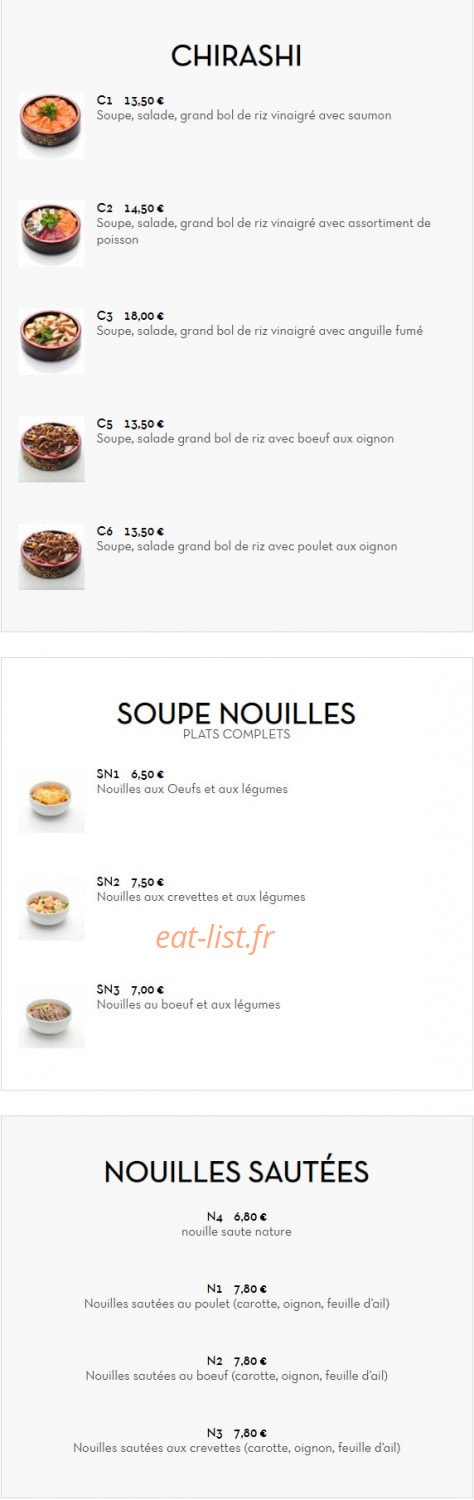 Hoki Fa Sushi — carte page 13