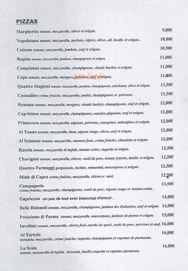La Scala — carte page 4