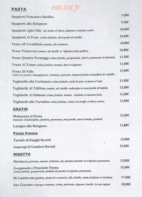 La Scala — carte page 2
