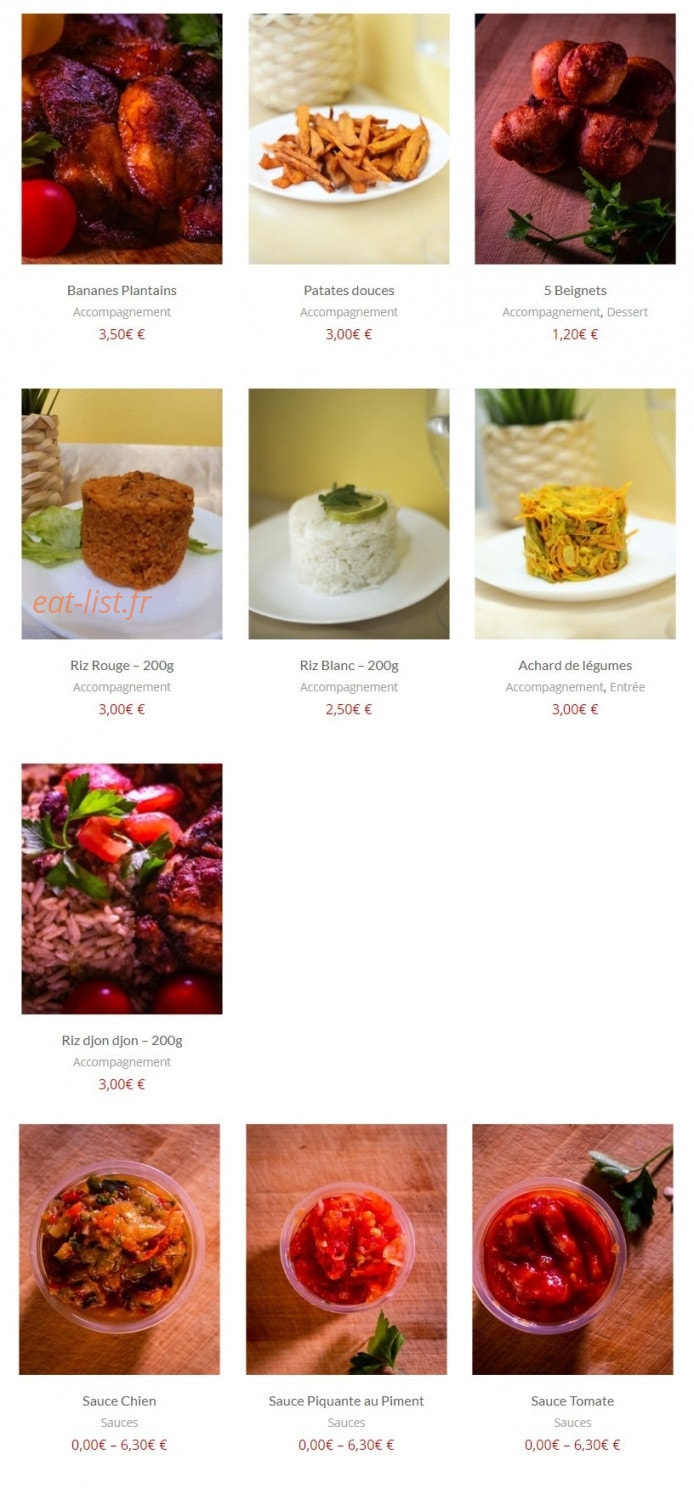 Les Saveurs d'Ange — carte page 5