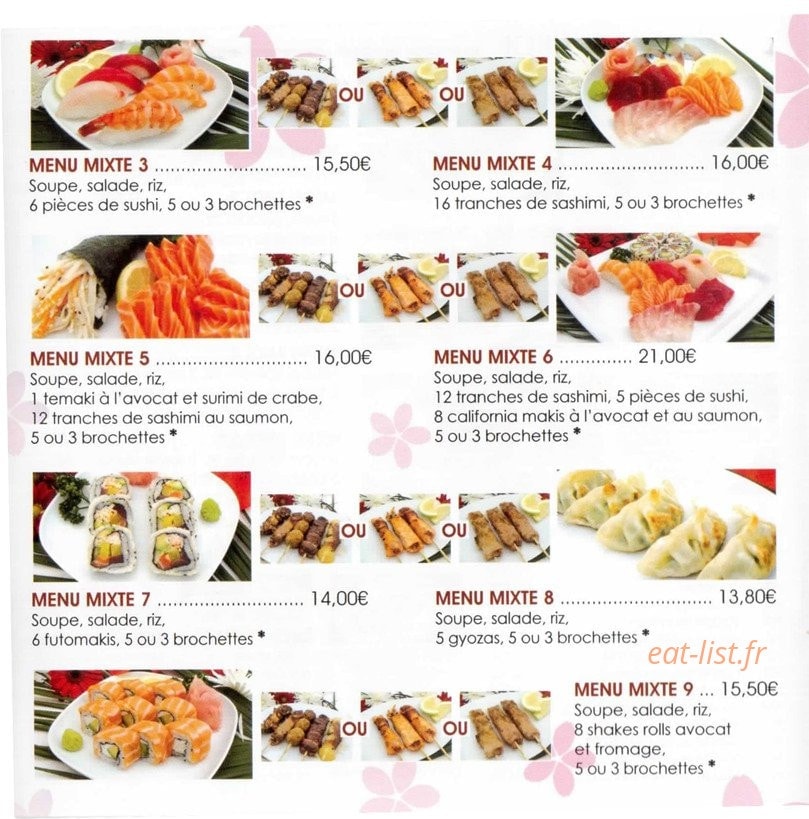 Oishi — carte page 7