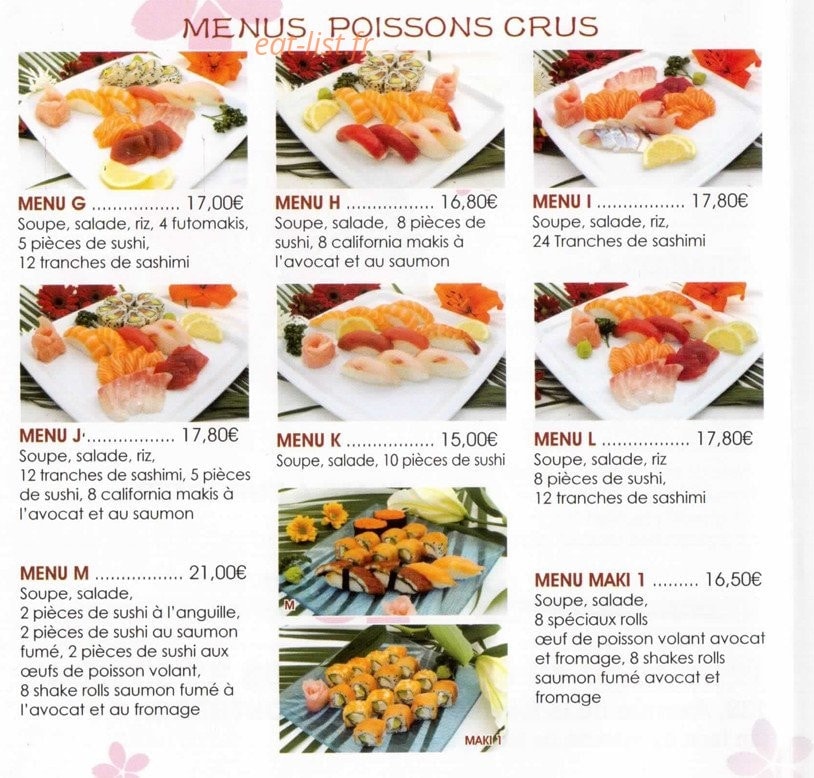 Oishi — carte page 5
