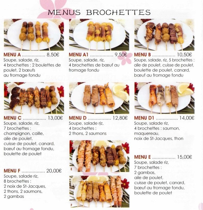 Oishi — carte page 3