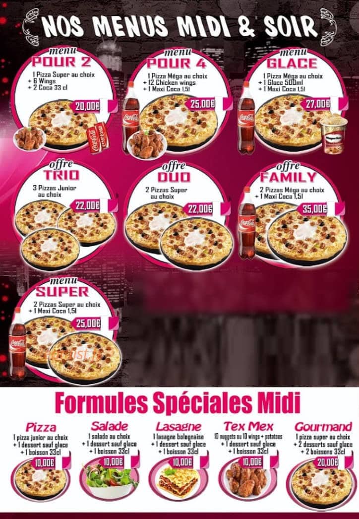 Pizzas Rimini — carte page 3