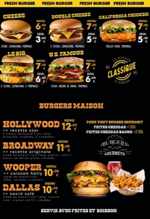 Hollyfood — carte page 5