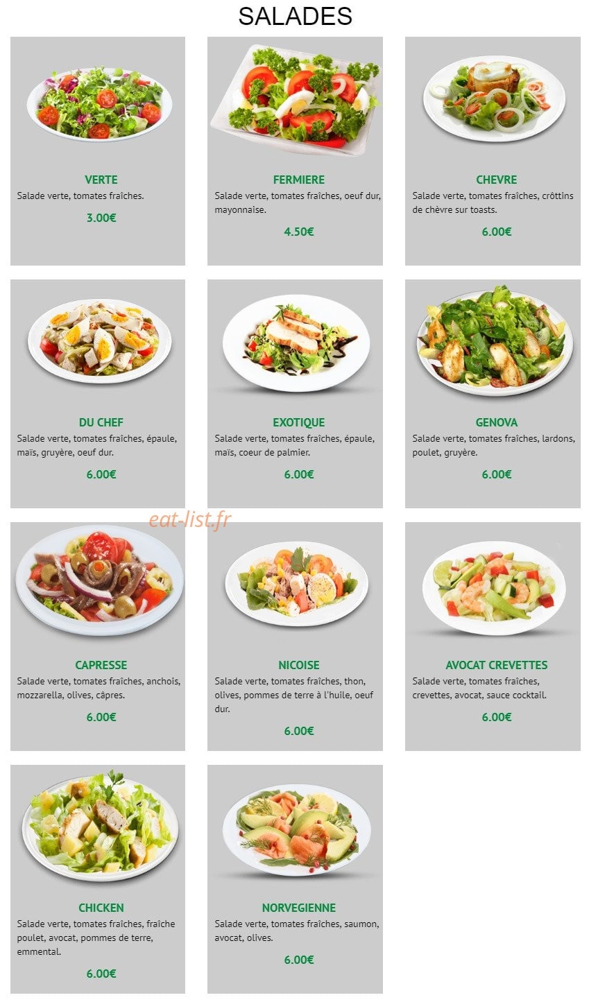 Via Pizza — carte page 17