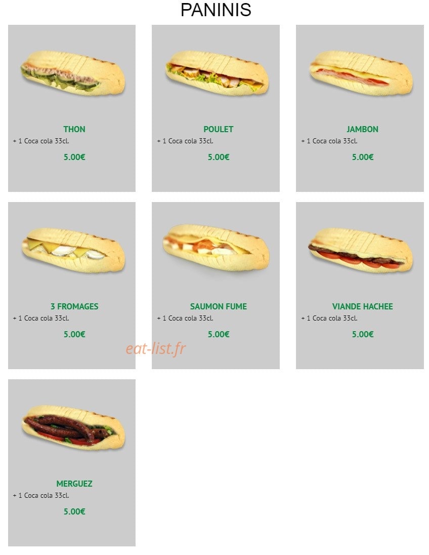 Via Pizza — carte page 15