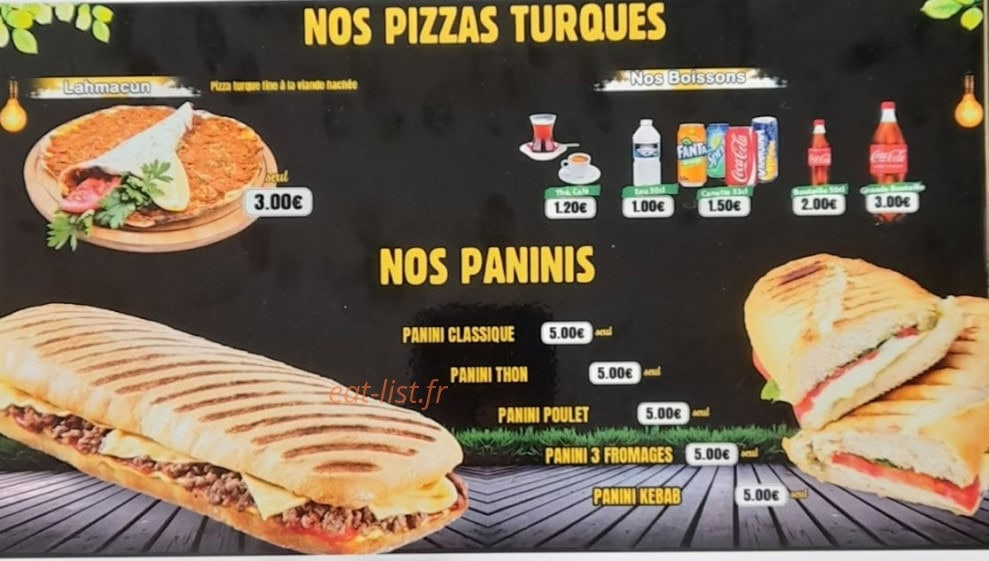 Bubble Street Food — carte page 3