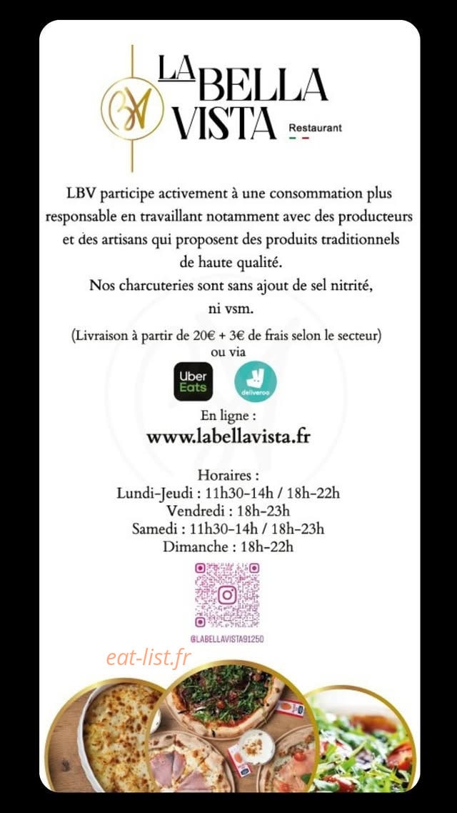 La Bella Vista — carte page 6