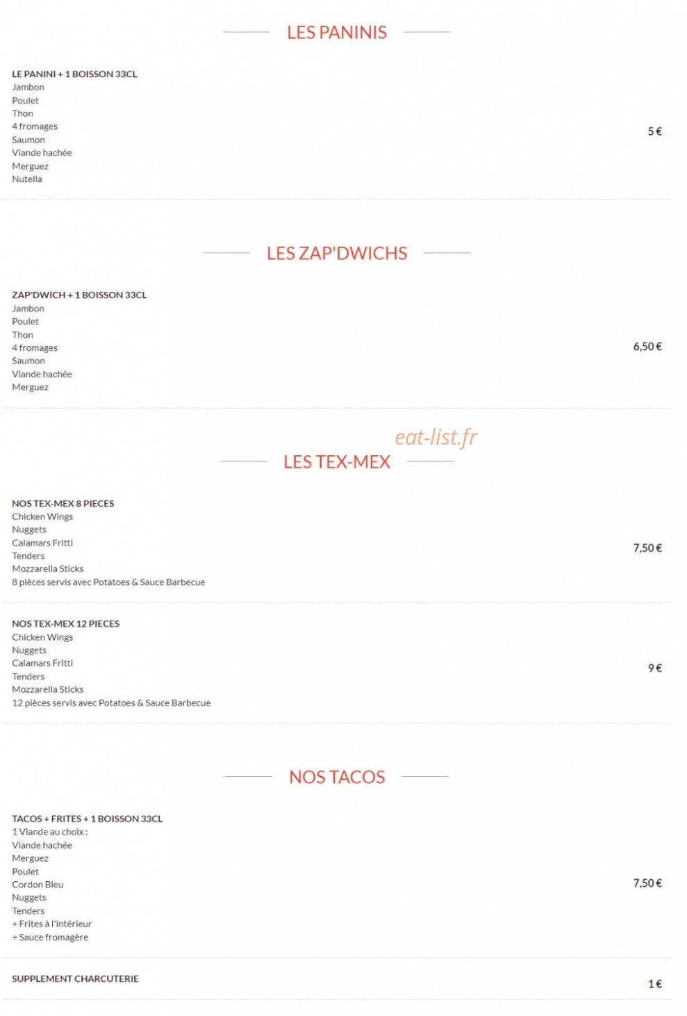 Pizza di Napoli — carte page 9