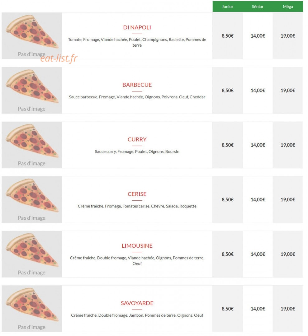 Pizza di Napoli — carte page 5