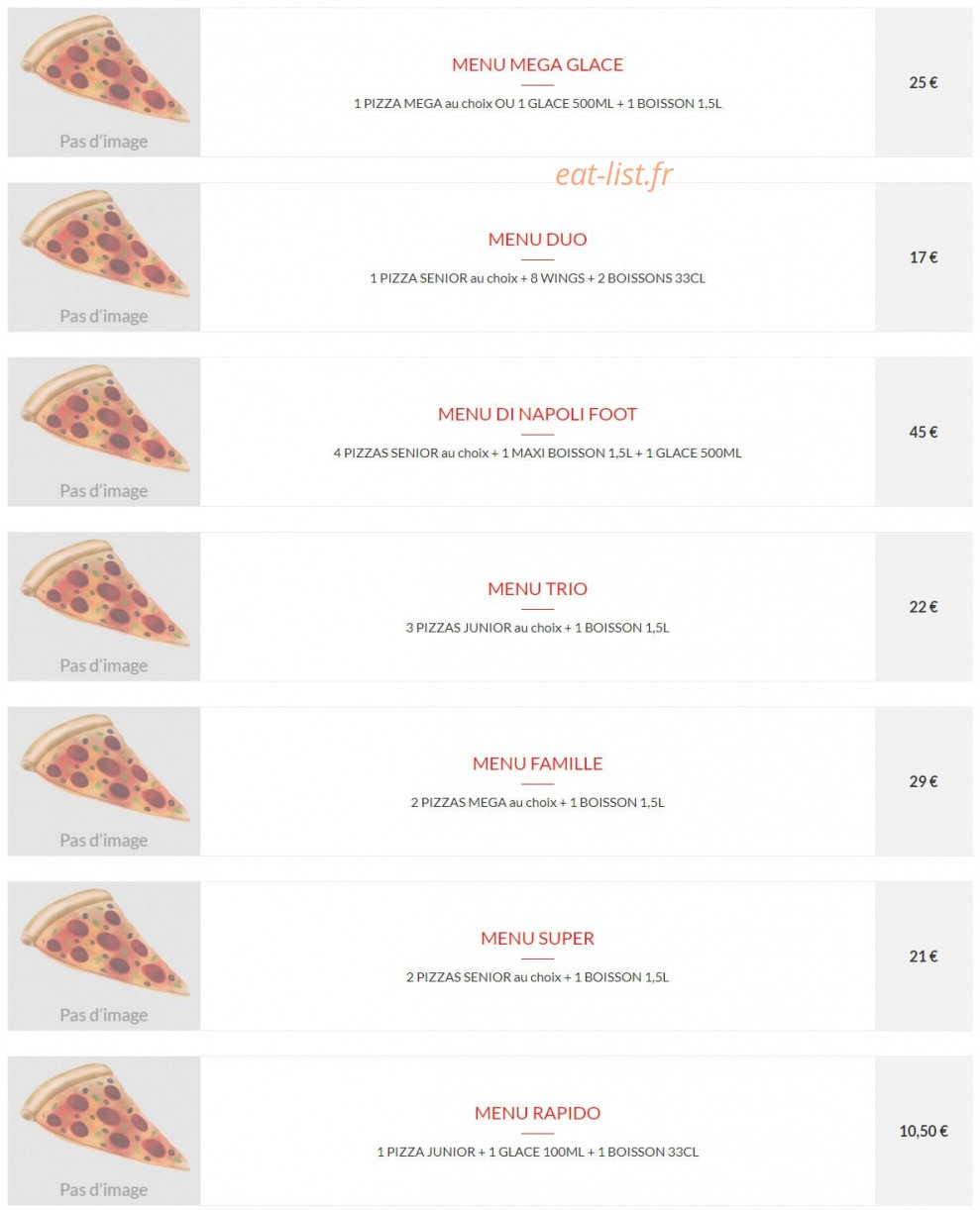 Pizza di Napoli — carte page 11