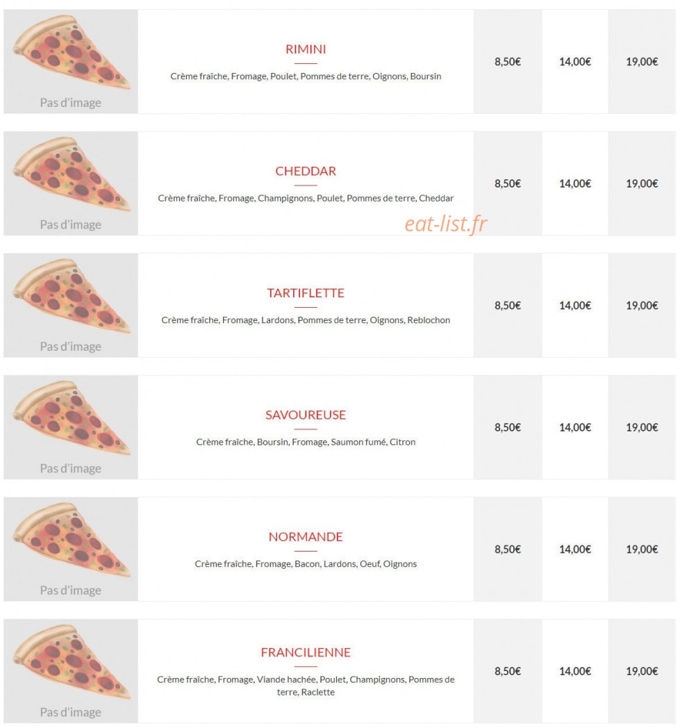 Pizza di Napoli — carte page 6