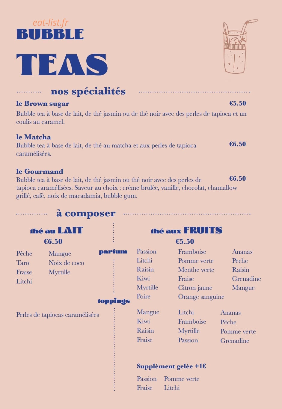 Chez Kim — carte page 4