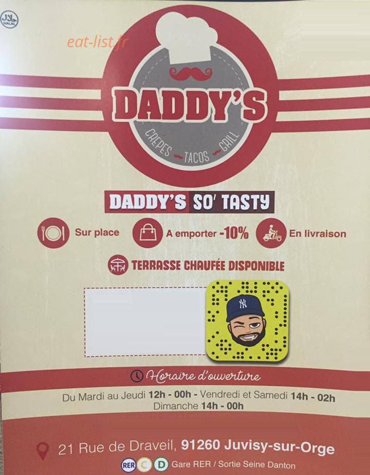 Daddy's — carte page 1