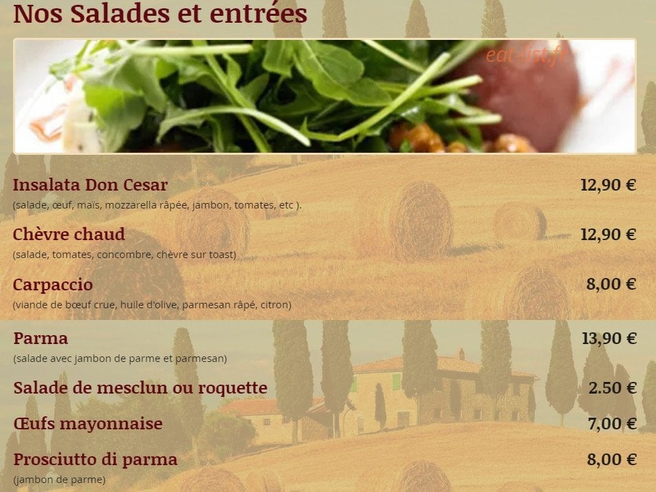 Don César — carte page 1