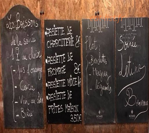 Le Convivial — carte page 1