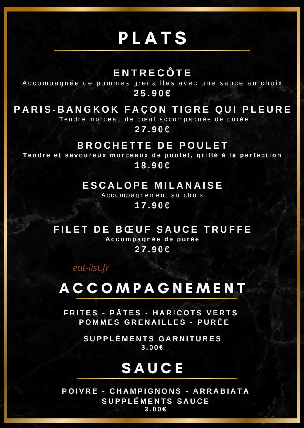 Le Ruby — carte page 3