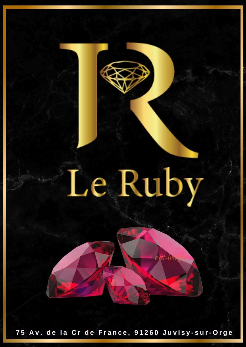 Le Ruby — carte page 1