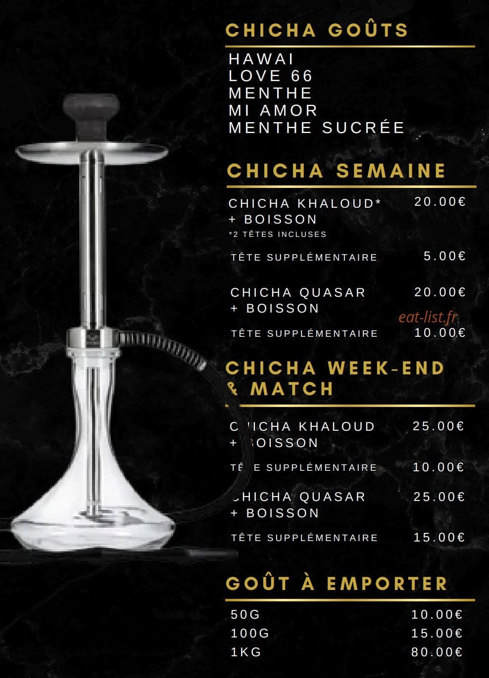 Le Ruby — carte page 12