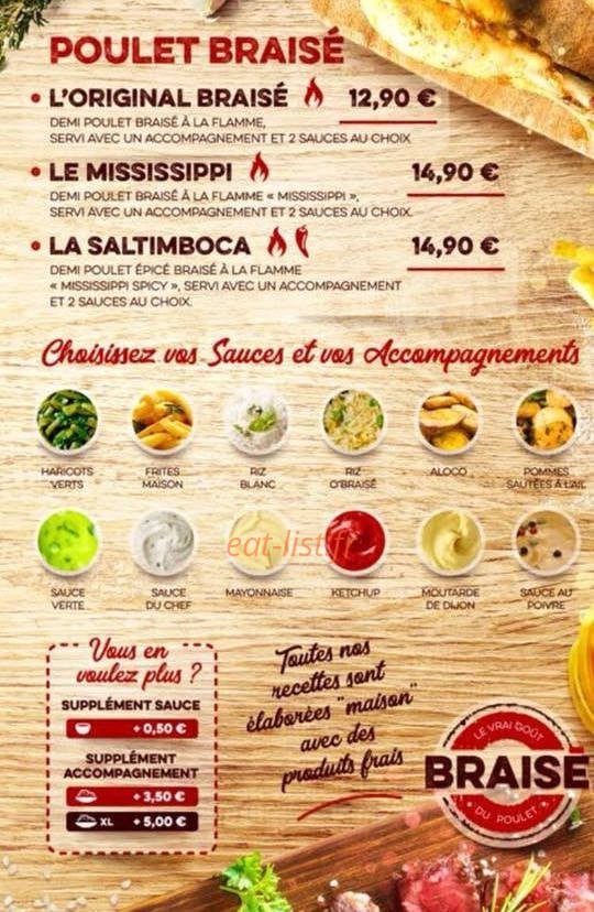 O'Braisé — carte page 3