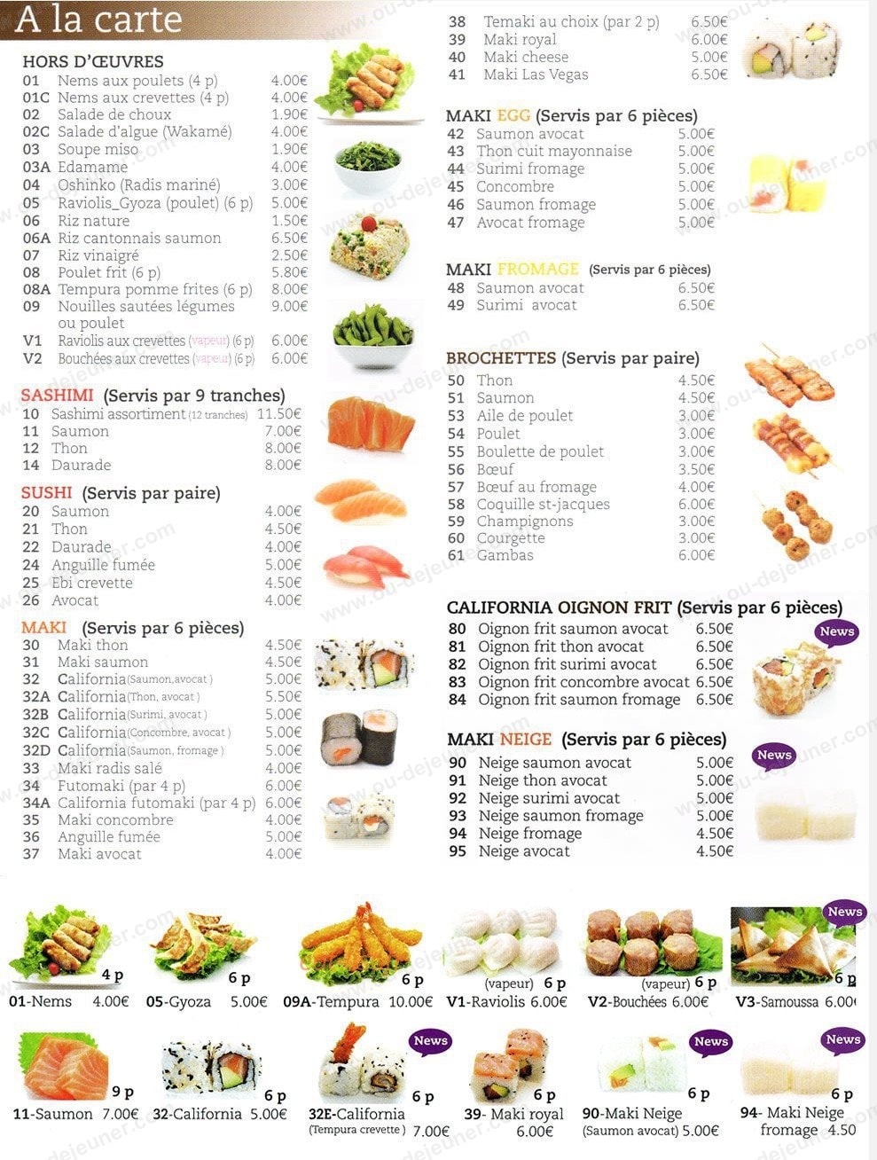 Yaki Sushi — carte page 6
