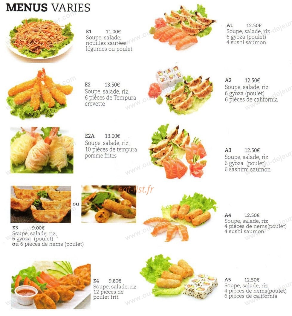 Yaki Sushi — carte page 4