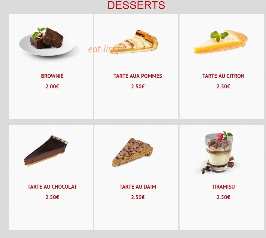 Allo Pizza Rapido — carte page 14