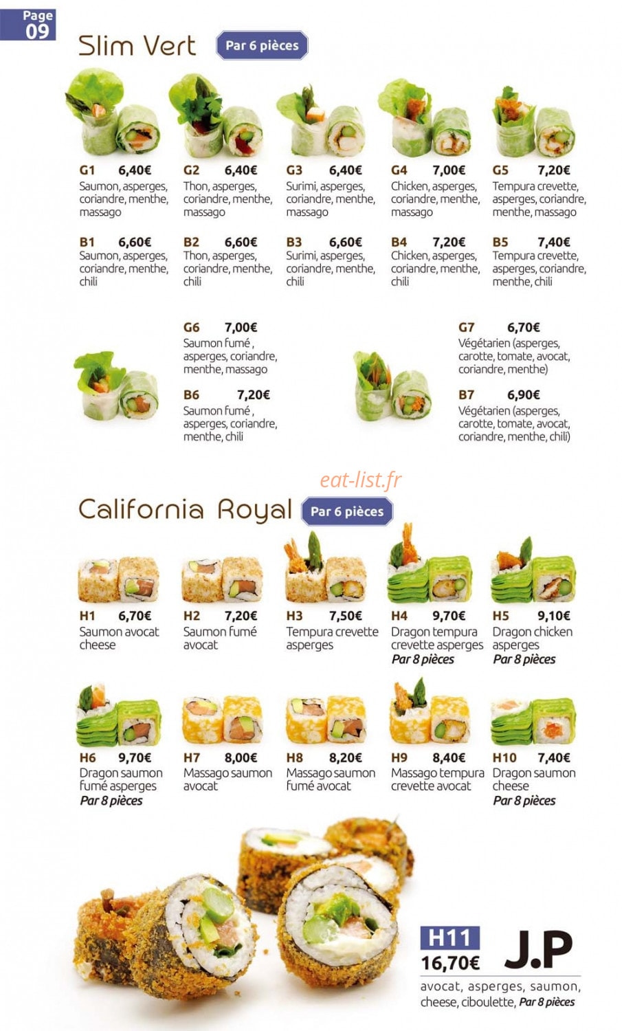 Bao Lin Xuan — carte page 4