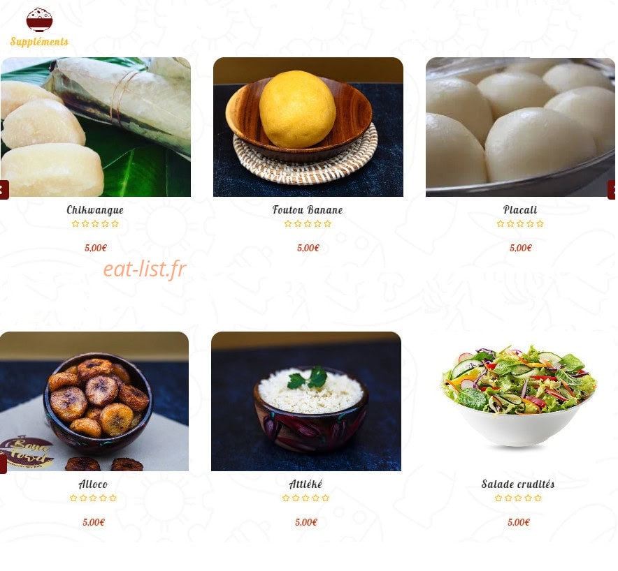 Boya Food — carte page 3