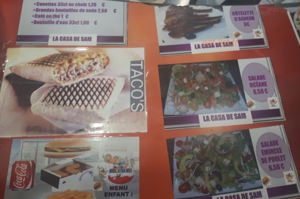 La Casa De Sam — carte page 2
